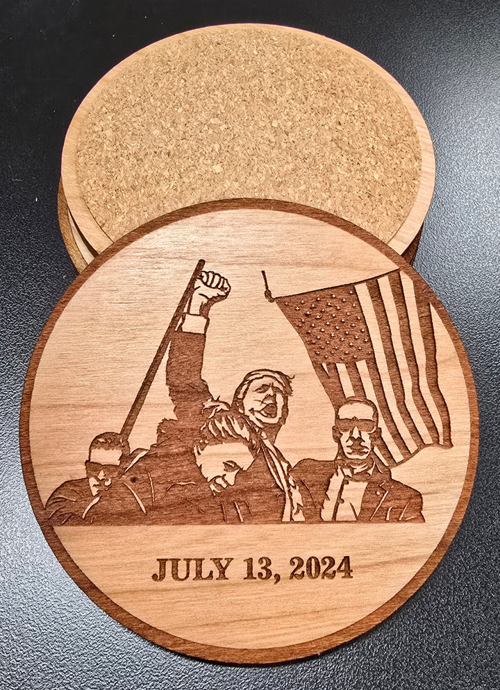 Trump Fight Coaster Sets