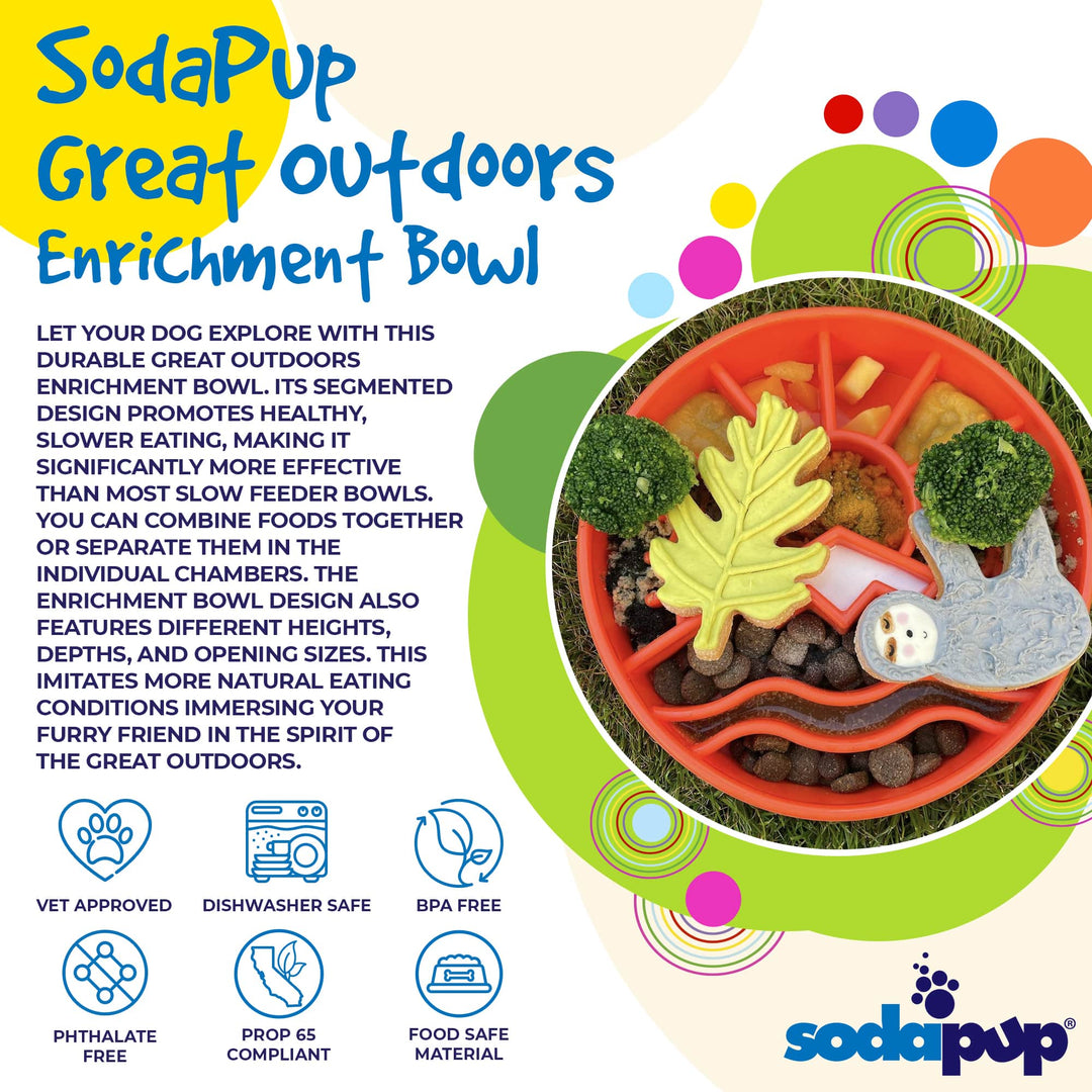 Great Outdoors eBowl - Slow Feeder Dog Bowl &amp; Enrichment | USA Made