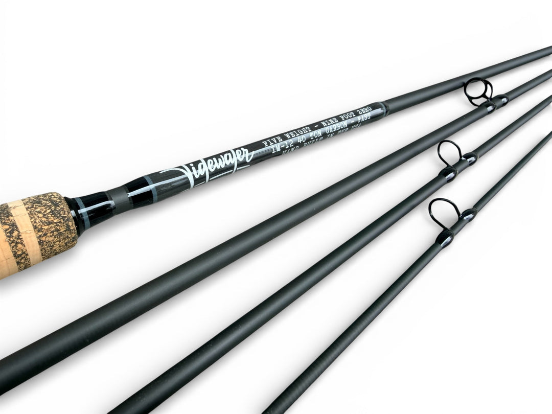 Tidewater Virtue 5wt 9ft - Blue Flame Burl X Dark Gray X Blackout