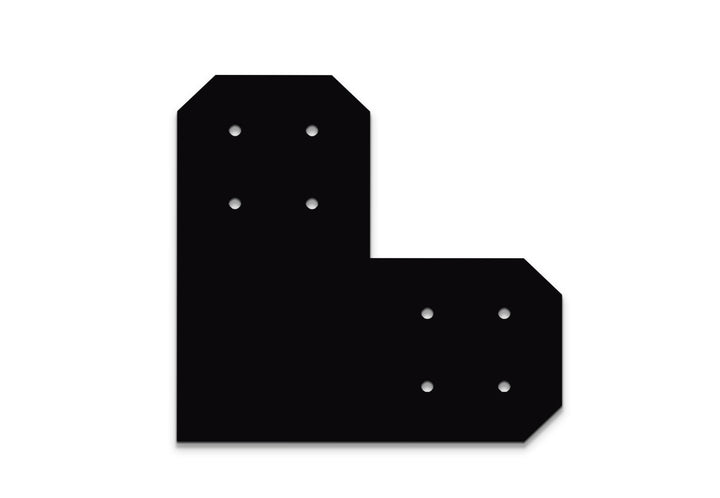 Chamfered Design L Bracket for 8" Post, 8x8 L Support Bracket, Pergola Bracket, 8 inch Post Bracket, 8x8 L Bracket, Truss Plate