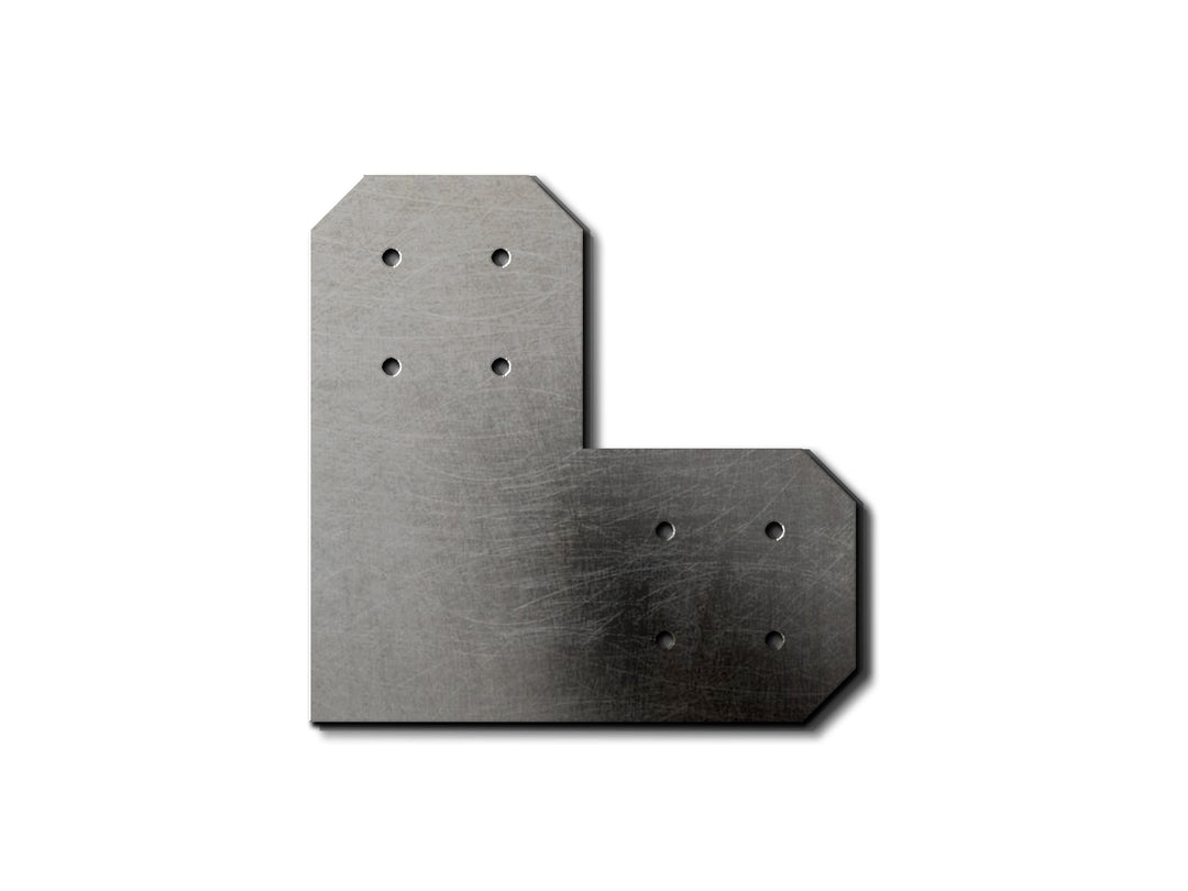 Chamfered Design L Bracket for 8" Post, 8x8 L Support Bracket, Pergola Bracket, 8 inch Post Bracket, 8x8 L Bracket, Truss Plate