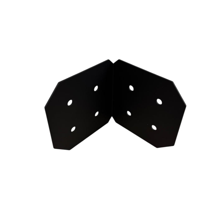 8x8 Chamfered 90 Degree Steel Bracket - Wood Post Pergola Support