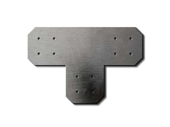 Chamfered 8" Steel T Bracket: Pergola Truss Support