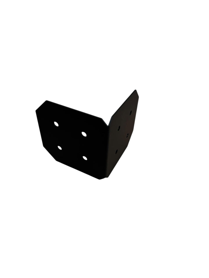 8x8 Chamfered 90 Degree Steel Bracket - Wood Post Pergola Support