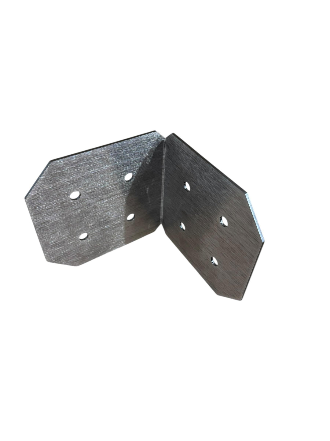 8x8 Chamfered 90 Degree Steel Bracket - Wood Post Pergola Support