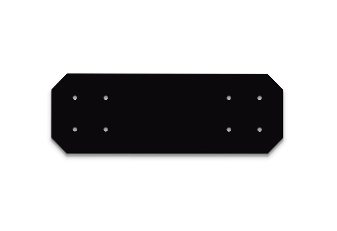 Chamfered Design Straight Bracket for 6x6 Post, 6x6 Support Bracket, 6 Inch But Plate, Pergola Bracket, 6 Inch Post Bracket, Truss Plate
