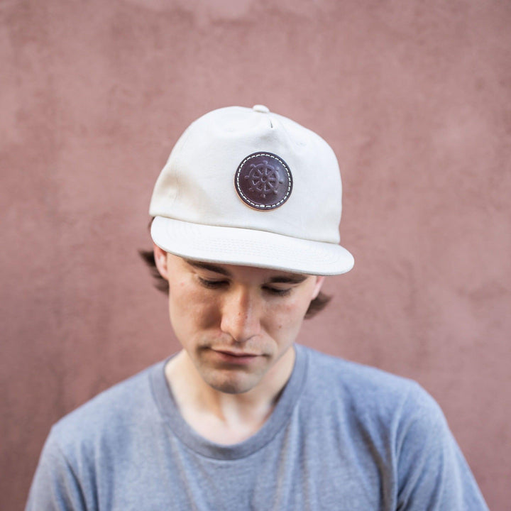 Camp Hat Tan - Ships Wheel - USA Made