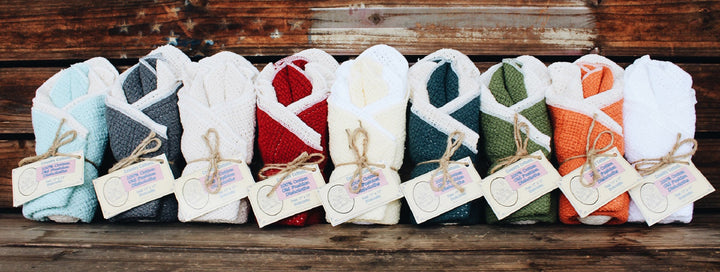 100% Cotton Dishcloths 11" x 11"