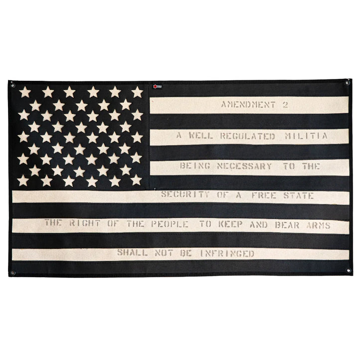 American Flag - Combat Boot Leather - Second Amendment