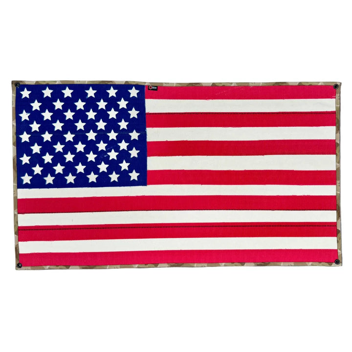 American Flag - Fire Hose &amp; Arid Border