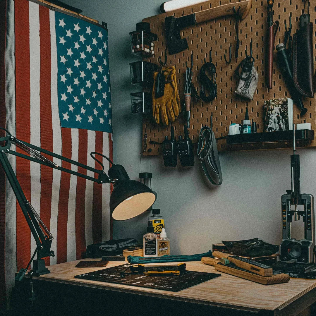 American Flag - Fire Hose &amp; Arid Border