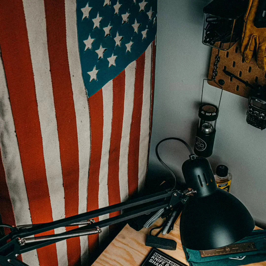 American Flag - Fire Hose &amp; Arid Border