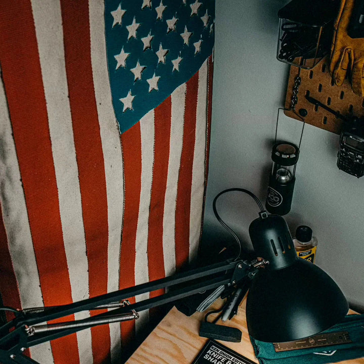 American Flag - Fire Hose &amp; Arid Border