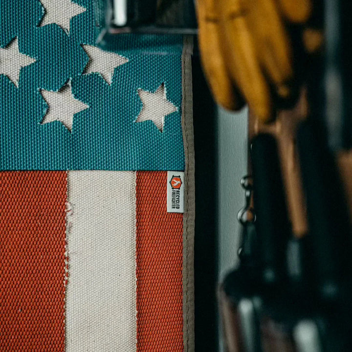 American Flag - Fire Hose &amp; Arid Border