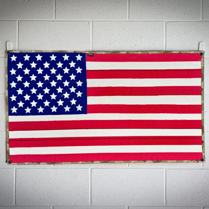 American Flag - Fire Hose &amp; Arid Border