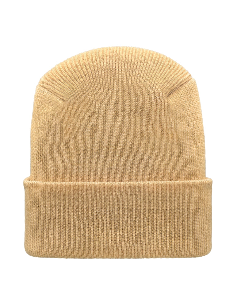 Silent Luxury H-Stitch Circular Knit Cuffed Beanie - Patented - Design and Made in USA