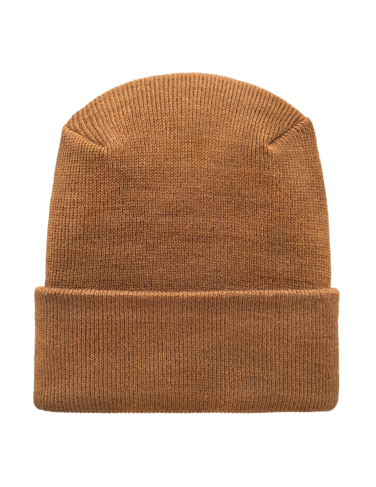Silent Luxury H-Stitch Circular Knit Cuffed Beanie - Patented - Design and Made in USA