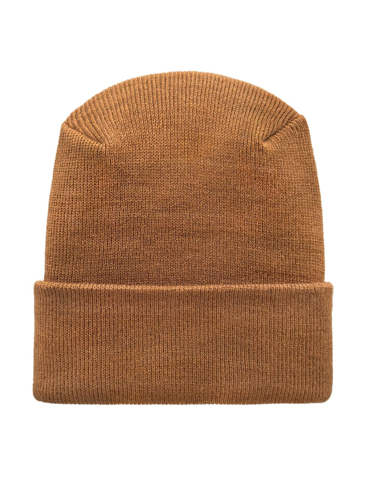 Silent Luxury H-Stitch Circular Knit Cuffed Beanie - Patented - Design and Made in USA