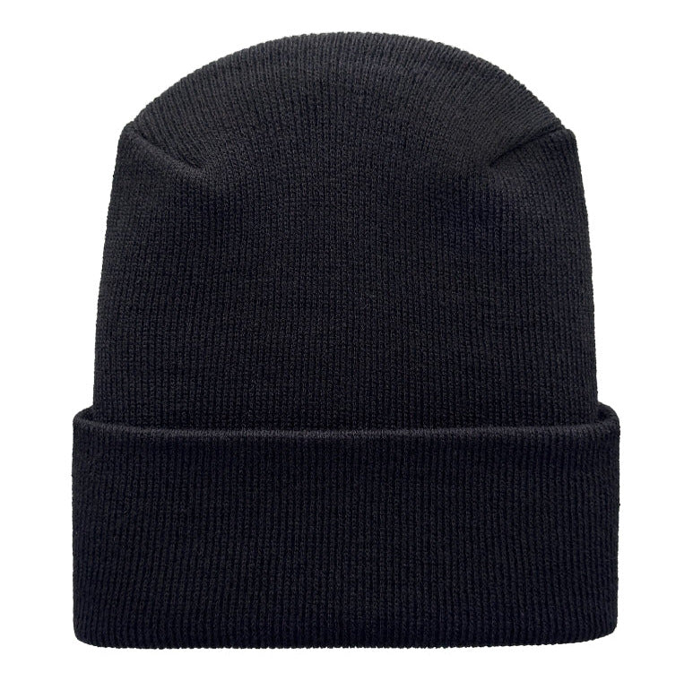 Silent Luxury H-Stitch Circular Knit Cuffed Beanie - Patented - Design and Made in USA