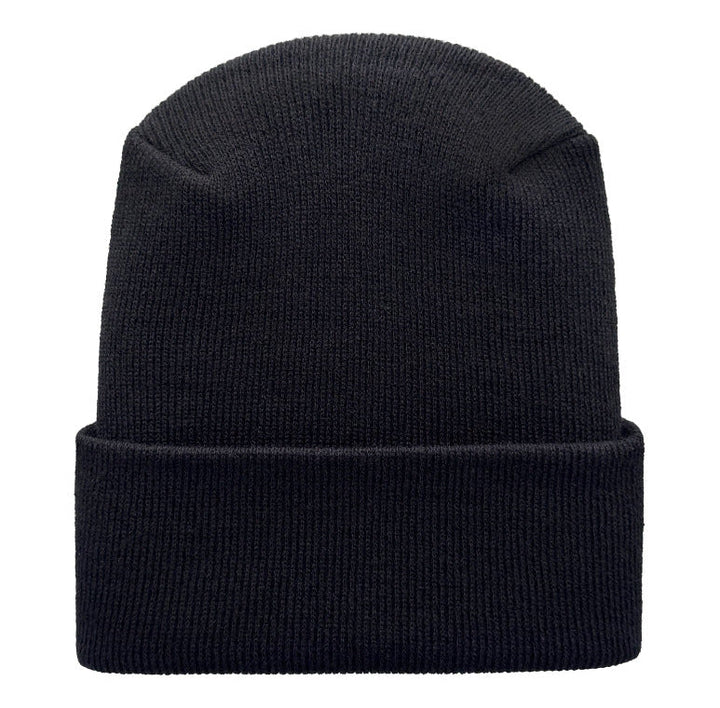 Silent Luxury H-Stitch Circular Knit Cuffed Beanie - Patented - Design and Made in USA