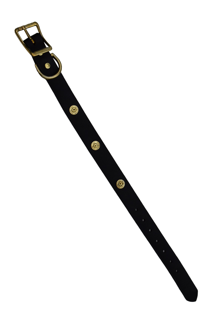 Dog Collar Decorated With Shotgun Shells