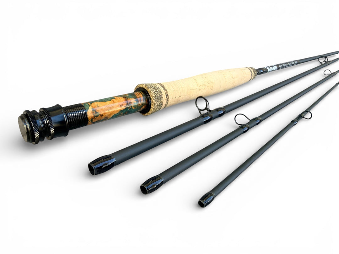 Tidewater Virtue 5wt 9ft - Blue Burl X Blackout
