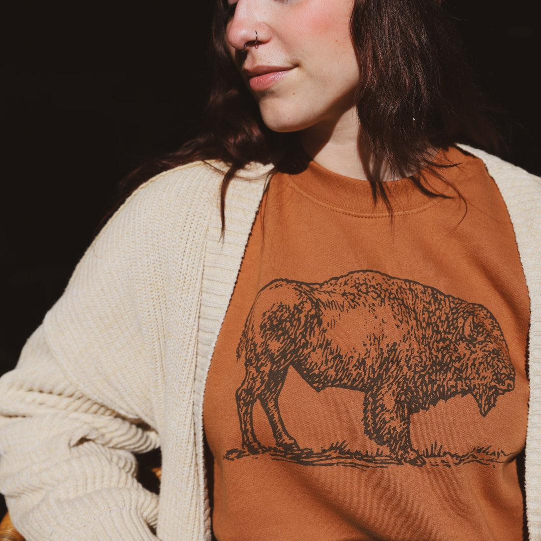 Buffalo Sweatshirt  - USA Made
