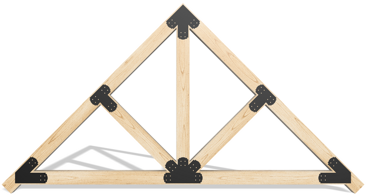 Decorative Design Timber Truss Brackets for 8x8 Posts, 8" Timber Truss Brackets, 8x8 Fan Bracket