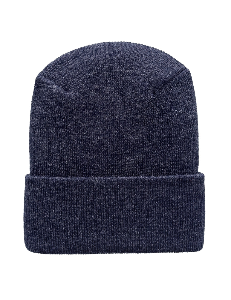 Silent Luxury H-Stitch Circular Knit Cuffed Beanie - Patented - Design and Made in USA