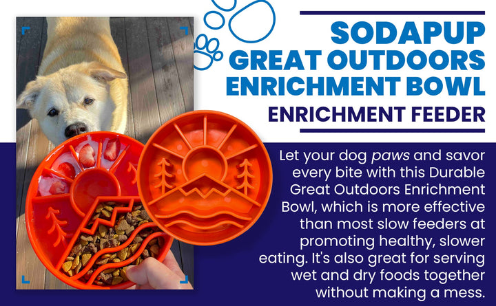 Great Outdoors eBowl - Slow Feeder Dog Bowl &amp; Enrichment | USA Made
