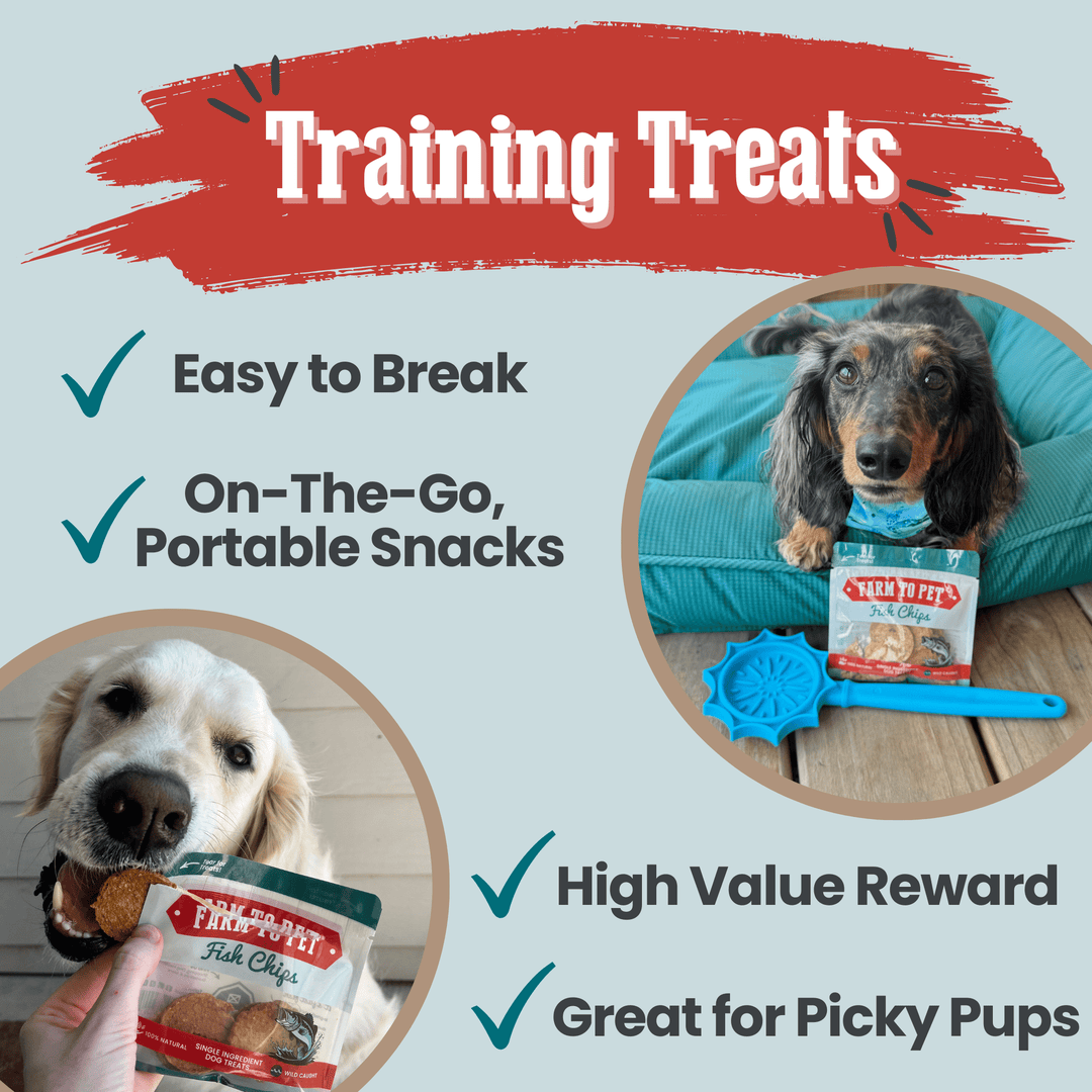 Fish Chips Snack Pack Bundles | Dog Treats for Training &amp; Travel