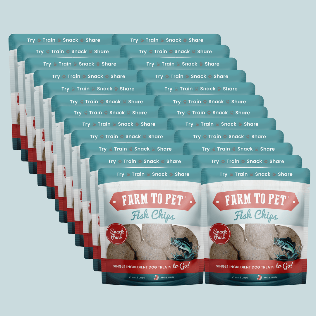 Fish Chips Snack Pack Bundles | Dog Treats for Training &amp; Travel