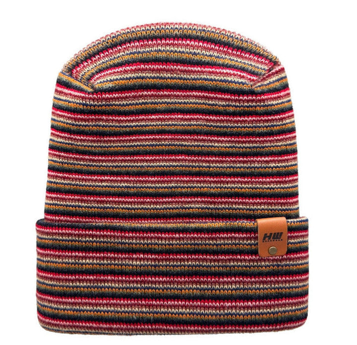 Haakwear H-Stitch Beanie, Multi Color Knit Winter Hat, Made in USA