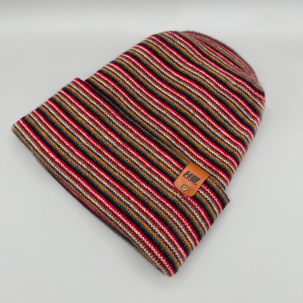 Haakwear H-Stitch Beanie, Multi Color Knit Winter Hat, Made in USA