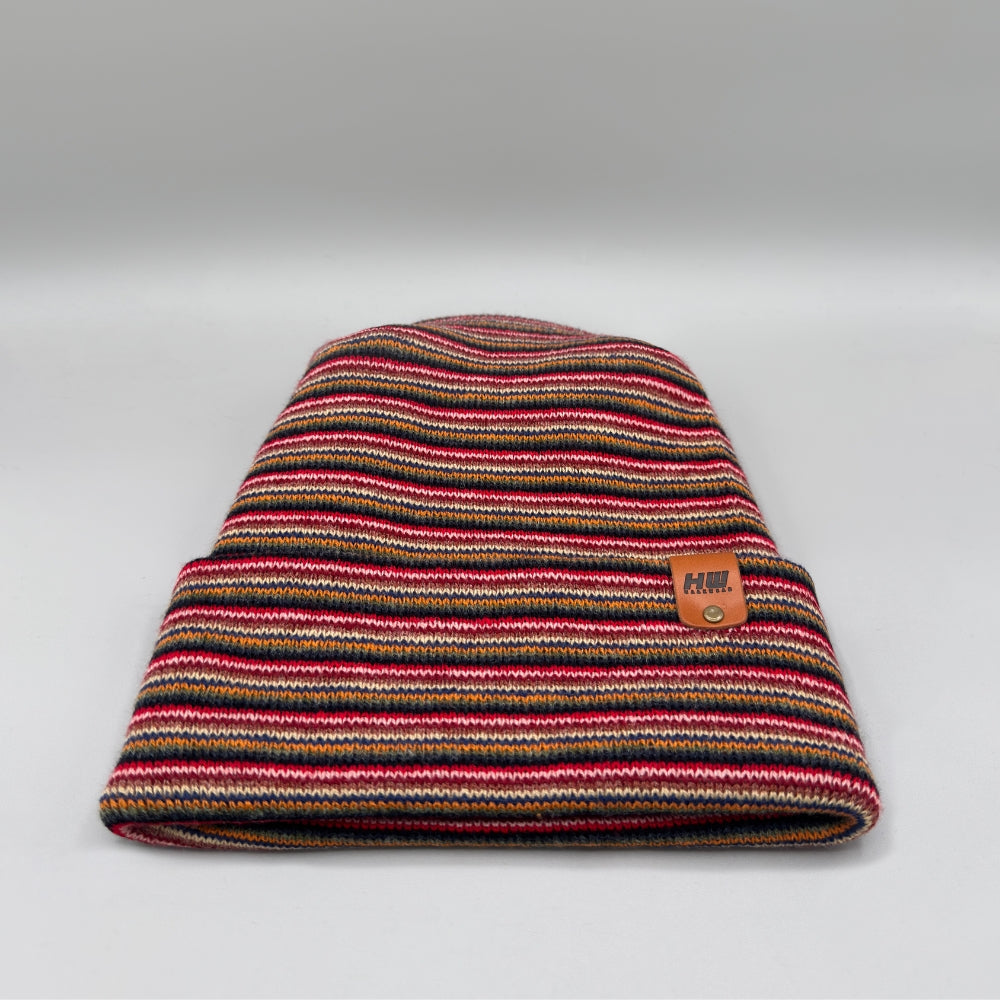 Haakwear H-Stitch Beanie, Multi Color Knit Winter Hat, Made in USA