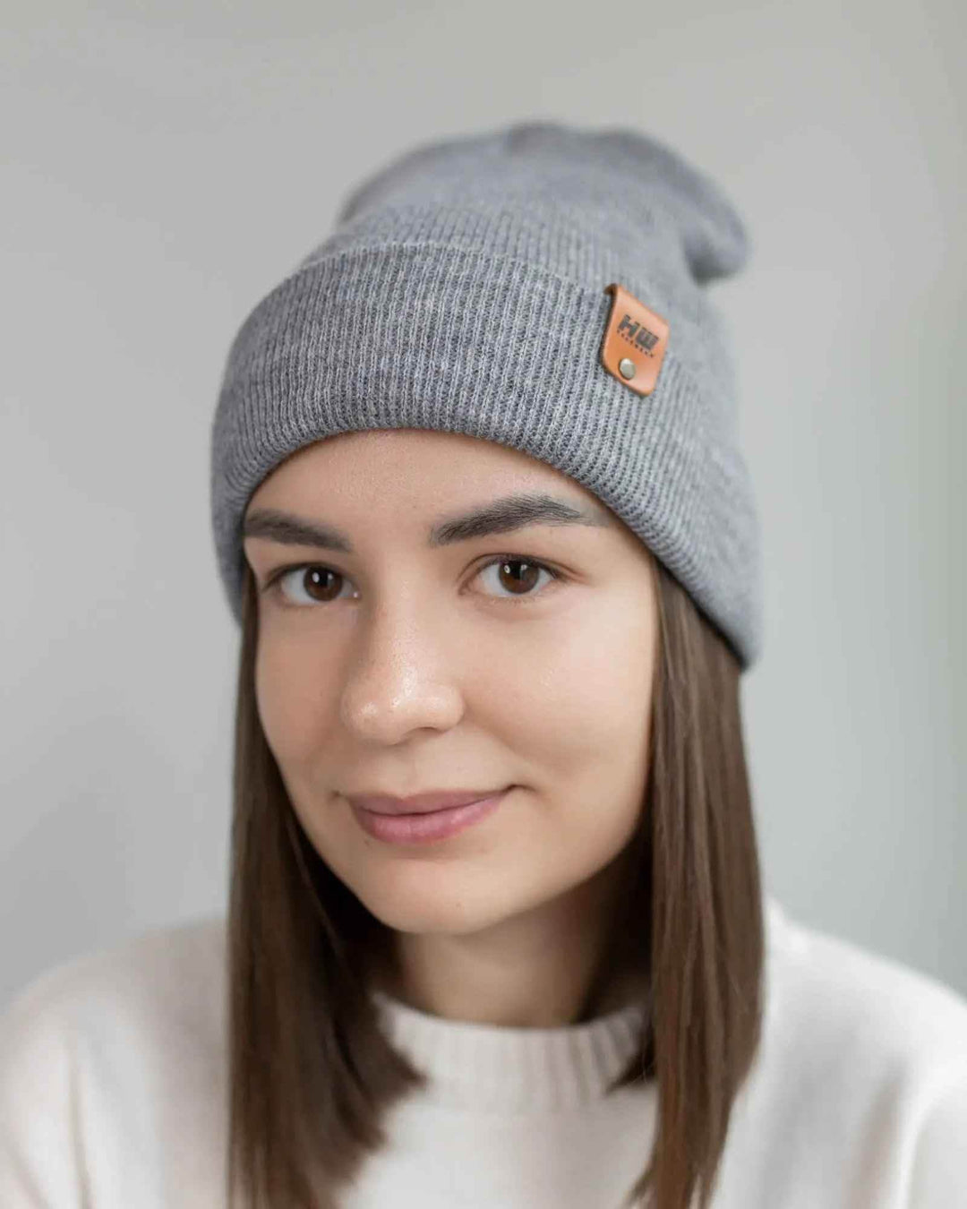 HAAKWEAR Traditional Koala Gray Beanie | Classic Cuffed Knit Hat | Made in USA