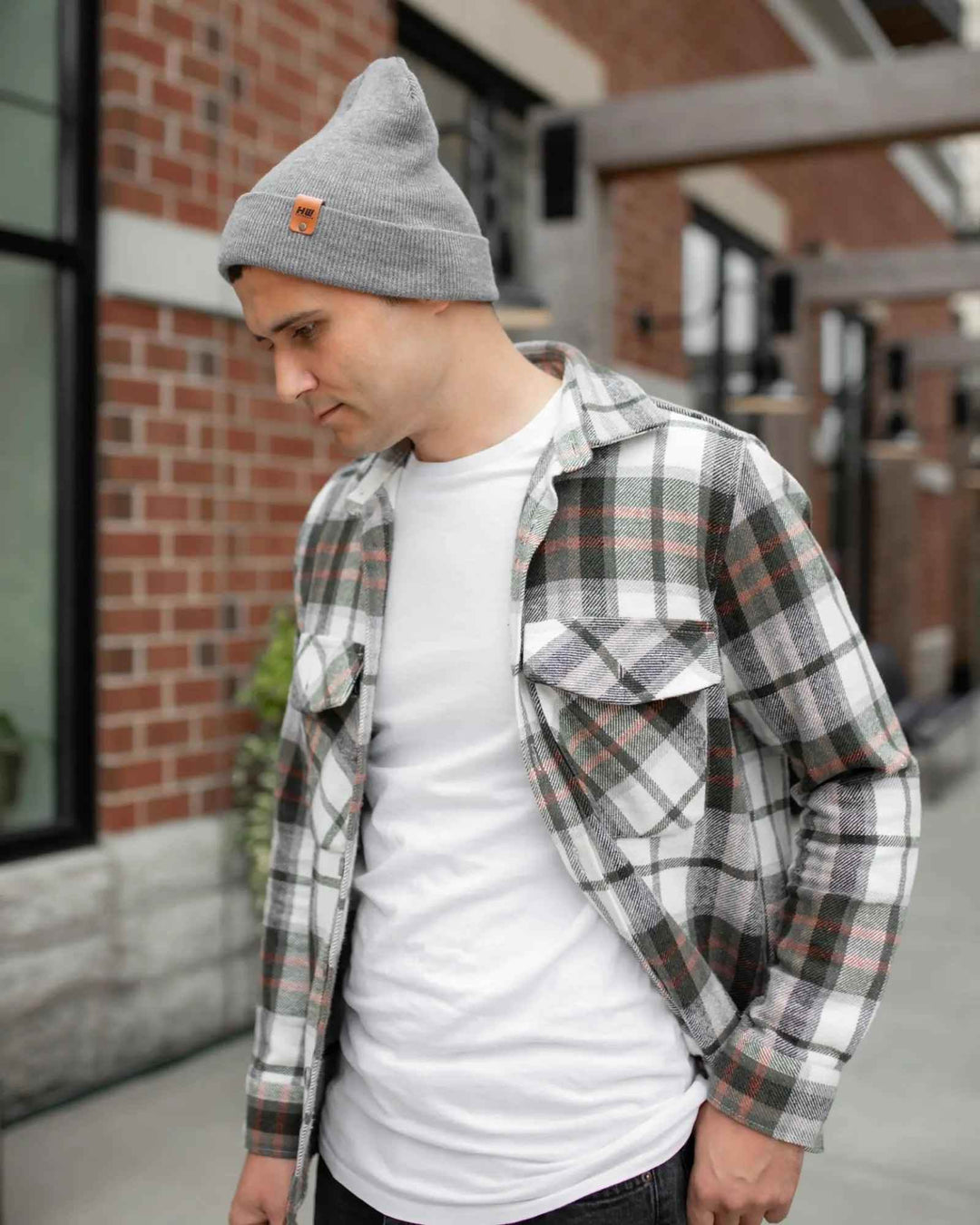 HAAKWEAR Traditional Koala Gray Beanie | Classic Cuffed Knit Hat | Made in USA