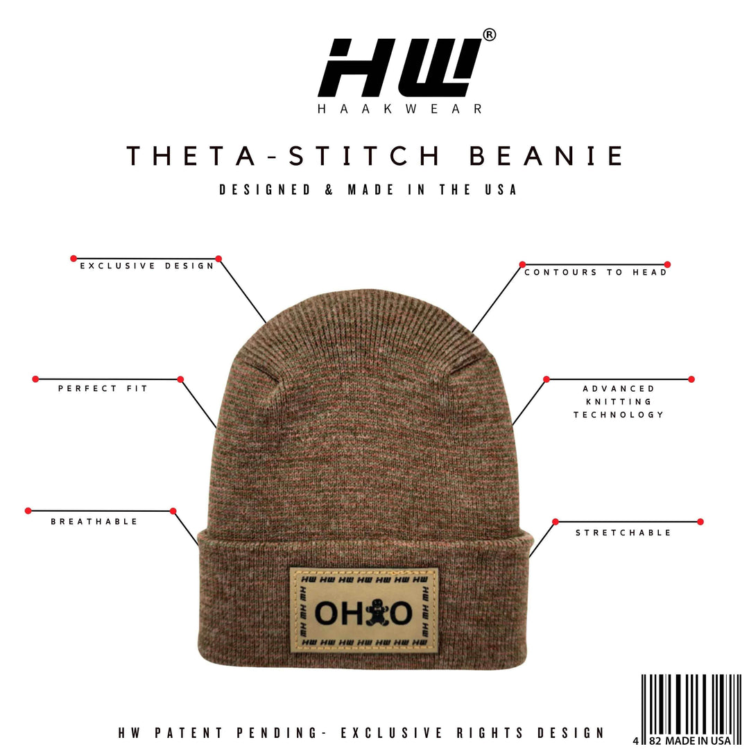 Haakwear H-Stitch Beanie Ohio, The Brown&