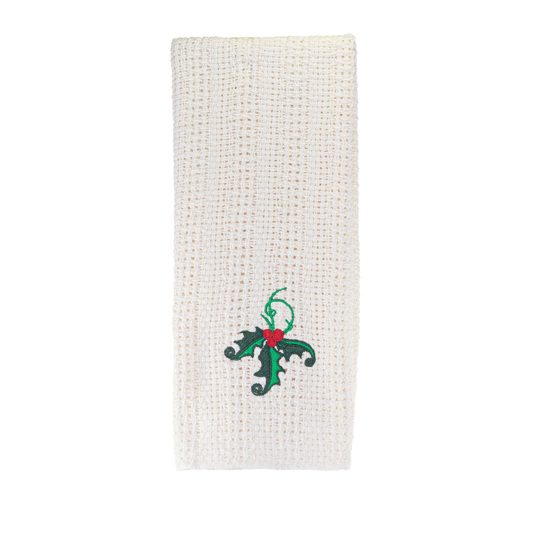 100% Cotton Novelty Embroidered Kitchen Towels  24" x 15"