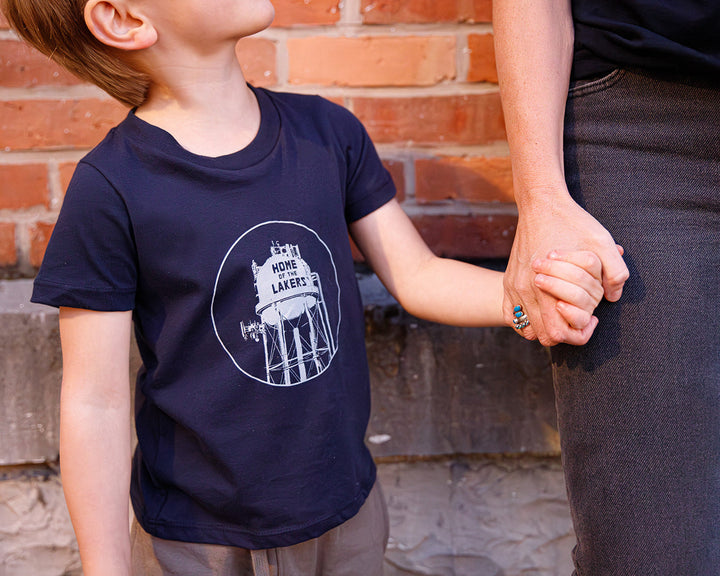 Home of the Lakers, Water Tower Kids Tee - USA Made