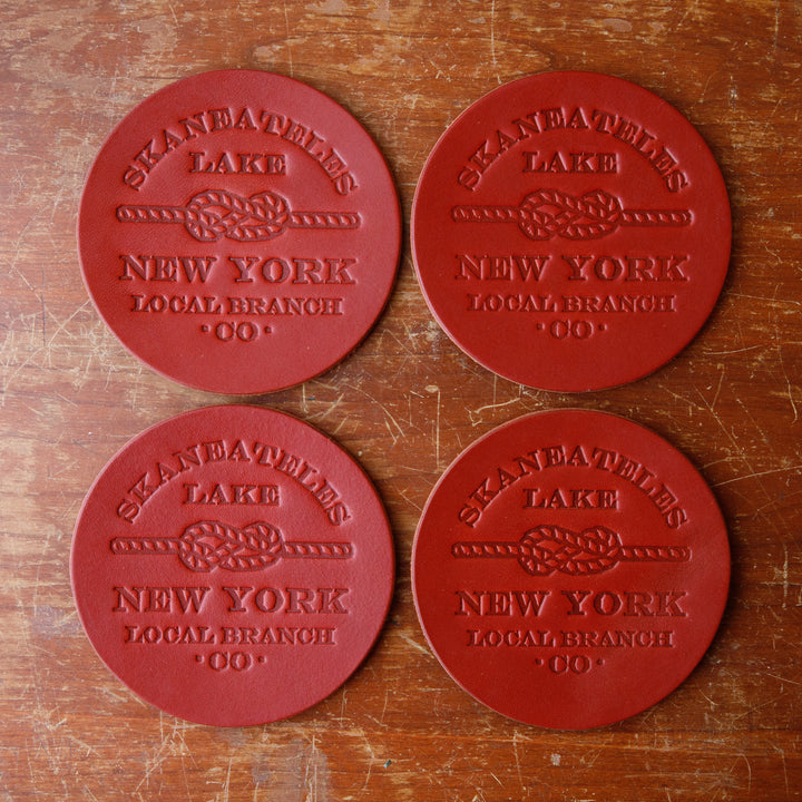 Leather Coasters - USA Made