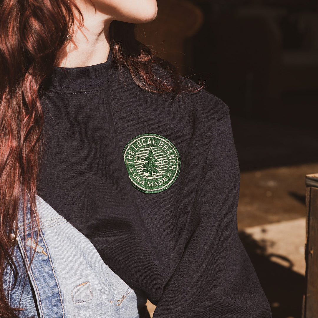 New York Pine Tree Heavyweight Sweatshirt  - USA Made