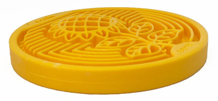 Earth eCoin Nylon Lick Mat for Dogs | USA Made Enrichment Toy | SodaPup