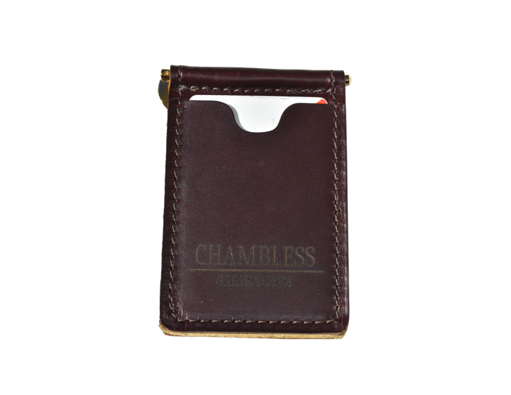 Leather Money Clip and Cardholder