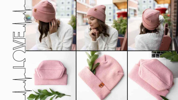 HAAKWEAR H-Stitch Cuffed Beanie - New Designed and Made in USA (Patented)