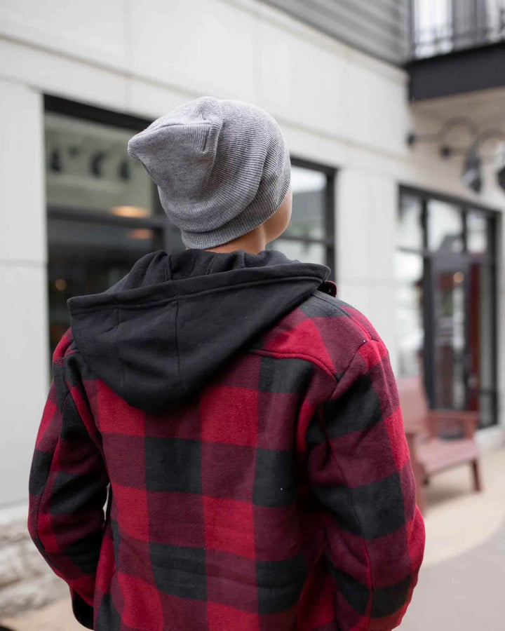 HAAKWEAR H-Stitch Cuffed Beanie - NEW Designed and Made in USA (Patented) - Koala Gray