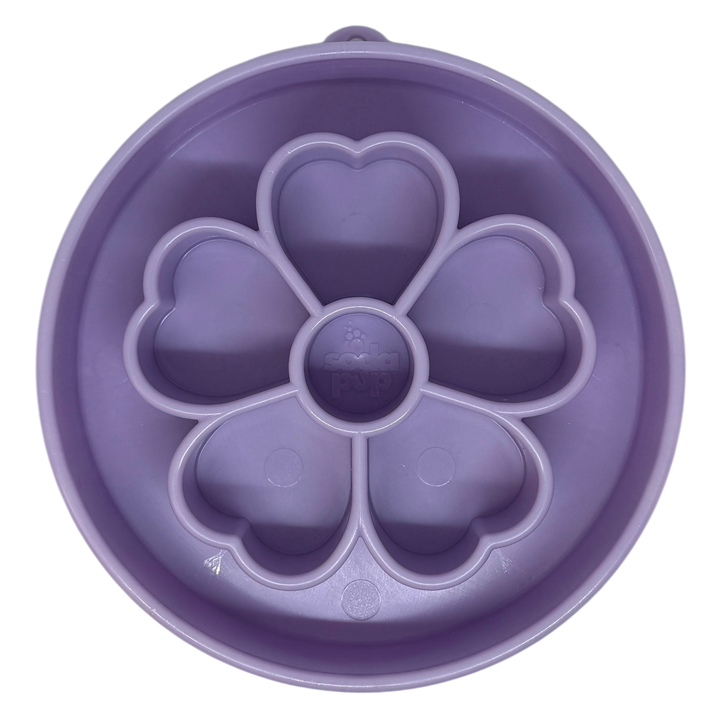 Flower eBowl Deep Slow Feeder Dog Bowl for Enrichment | USA Made