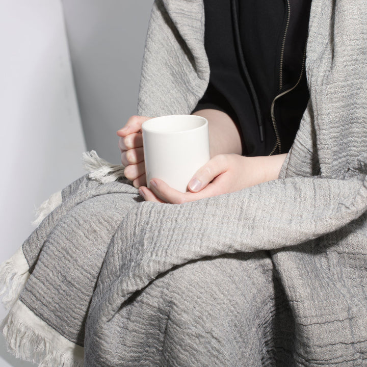 100% Cotton Reversible  Muslin Throw Blankets