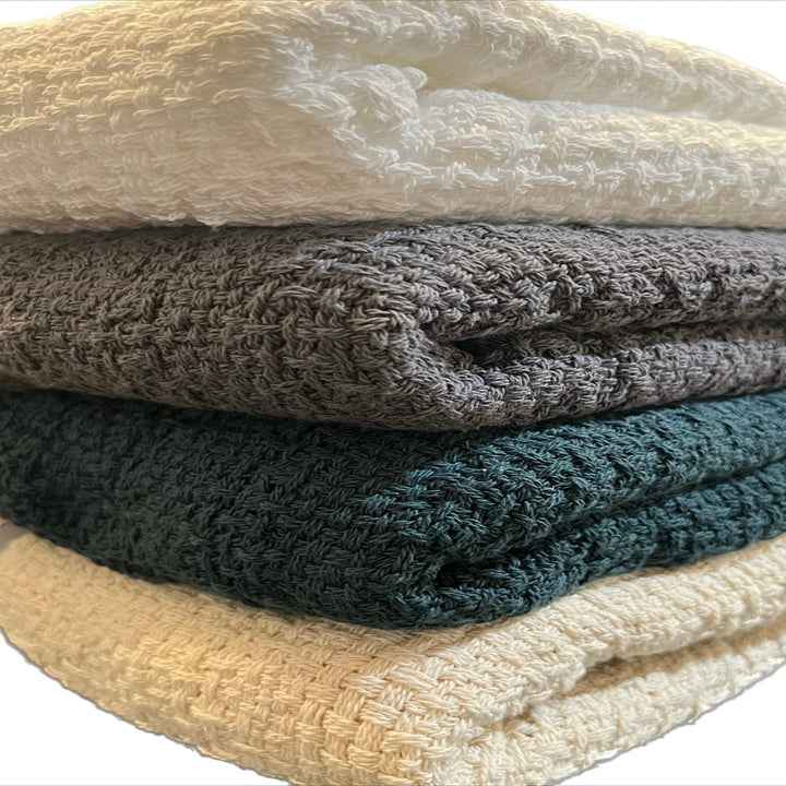 100% Cotton Throw Blankets 50" x 60"