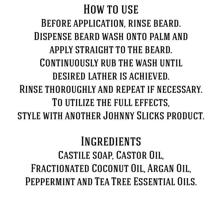 Organic Hand Whipped Beard Wash